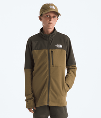 Boys’ & Girls’ Hike Mid Layer Full-Zip New Taupe Green-Cedar