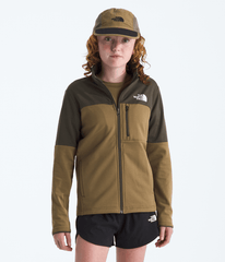 Boys’ & Girls’ Hike Mid Layer Full-Zip New Taupe Green-Cedar