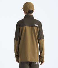 Boys’ & Girls’ Hike Mid Layer Full-Zip New Taupe Green-Cedar