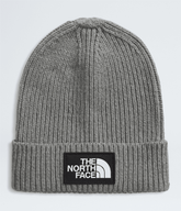 Kids’ TNF™ Logo Box Cuffed Beanie TNF Medium Grey Heather