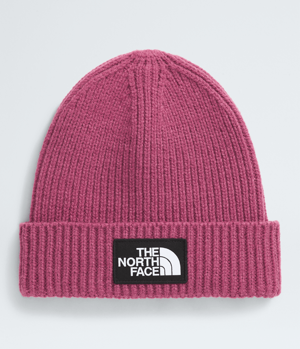 Kids’ TNF™ Box Logo Cuffed Beanie Cyber Berry
