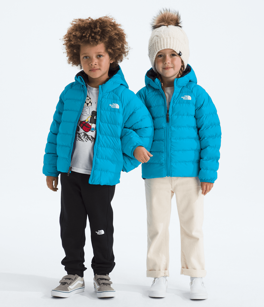 Kids’ Reversible Perrito Hooded Jacket Meridian Blue