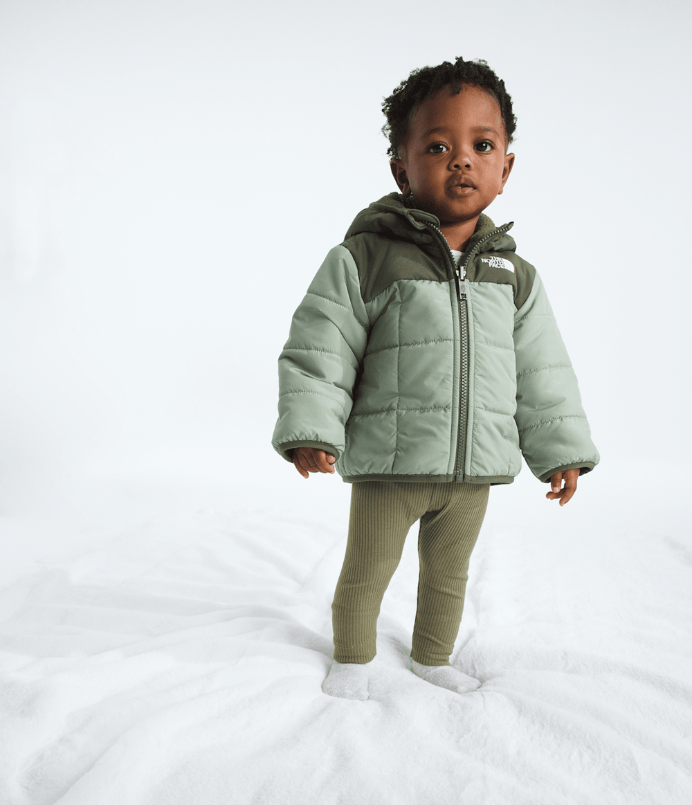 Baby Boys’ Reversible Shasta Full-Zip Hooded Jacket Slate Moss/New Taupe Green