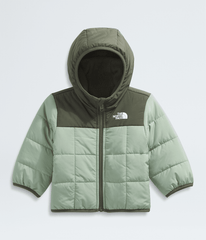 Baby Boys’ Reversible Shasta Full-Zip Hooded Jacket Slate Moss/New Taupe Green