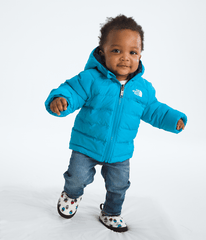 Baby Reversible Perrito Hooded Jacket Meridian Blue
