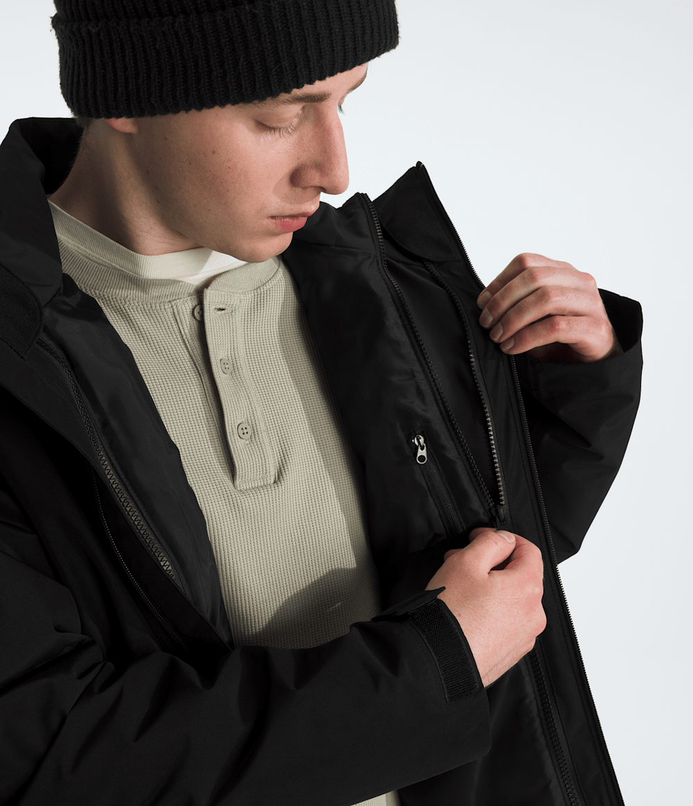 Men’s Carto Mono Triclimate™ Hooded Jacket TNF Black