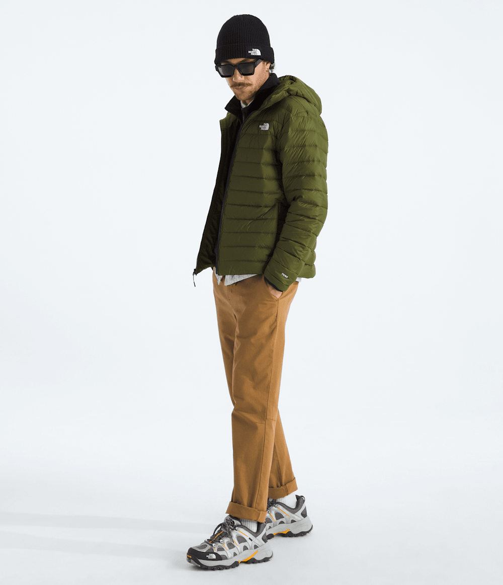 Men’s Classic Down Hooded Jacket Woodland Green