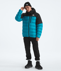 Men’s Kalix Down Hoodie Dusk Blue/TNF Black