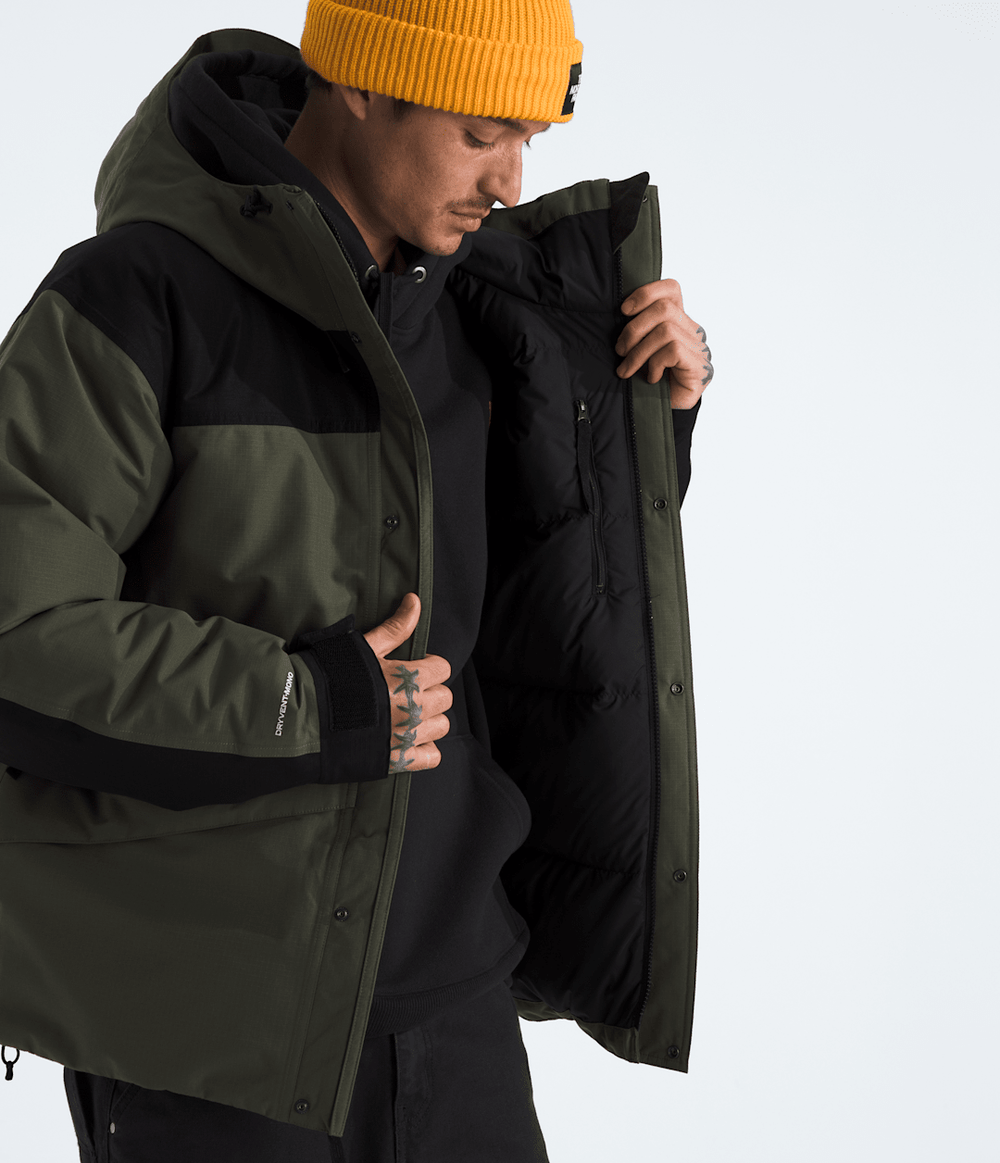 Men’s Mountain Down Jacket New Taupe Green/TNF Black