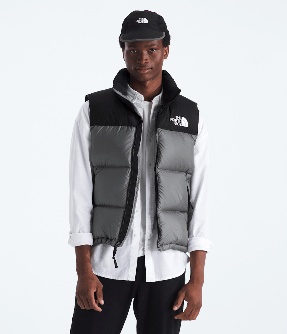 Men’s 1996 Retro Nuptse Vest Smoked Pearl/TNF Black