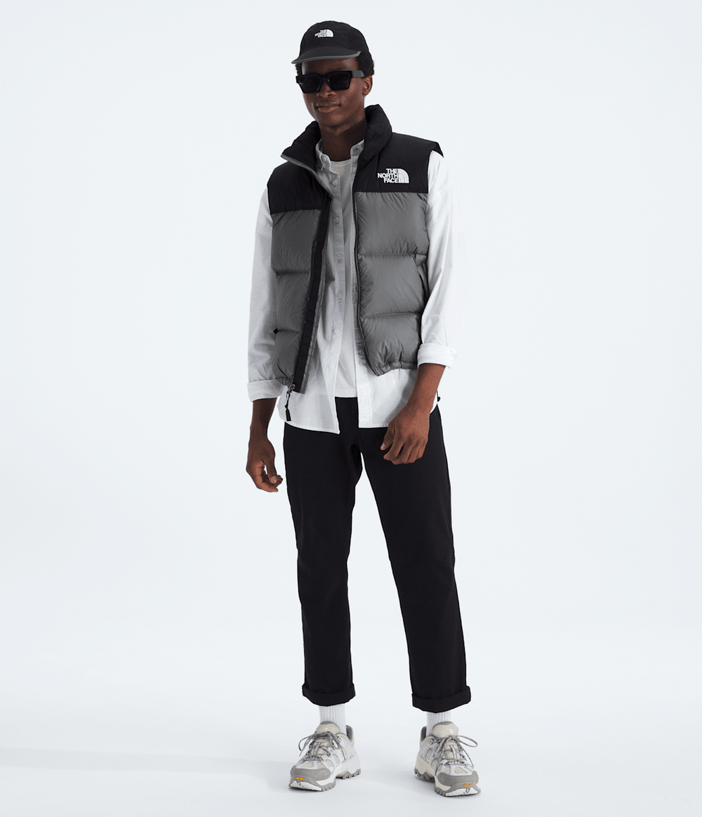 Men’s 1996 Retro Nuptse Vest Smoked Pearl/TNF Black