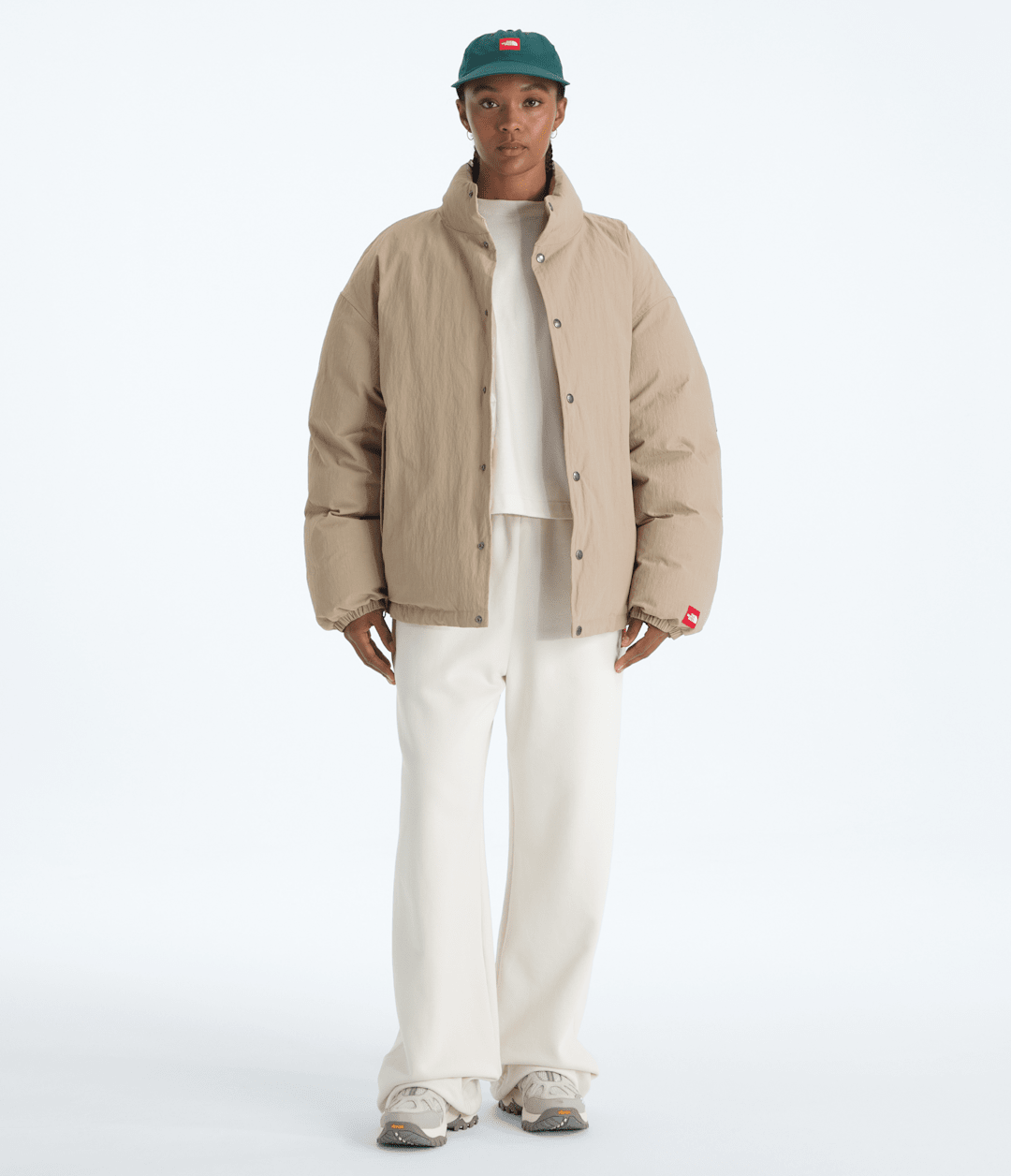 TNF™ Red Box Down Jacket Mushroom Grey