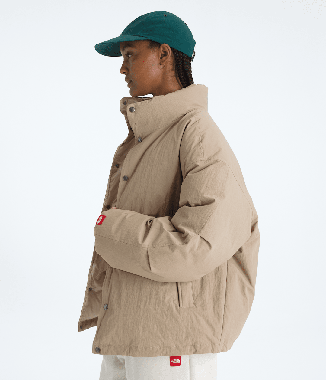 TNF™ Red Box Down Jacket Mushroom Grey