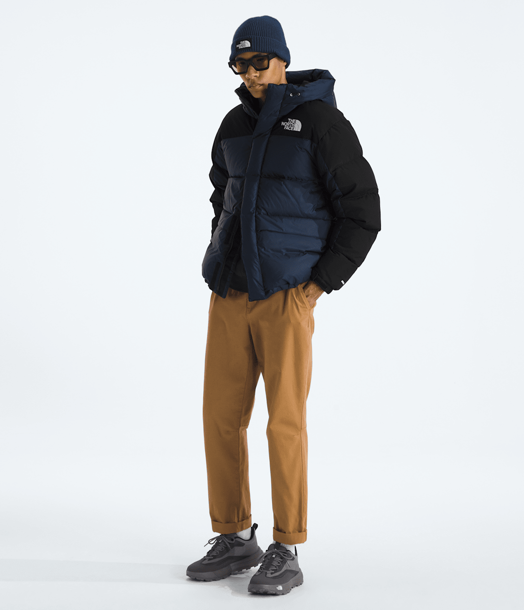 Men’s HMLYN Down Parka Summit Navy/TNF Black