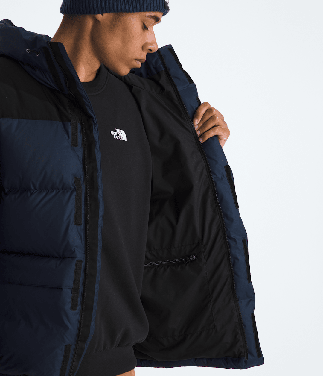 Men’s HMLYN Down Parka Summit Navy/TNF Black