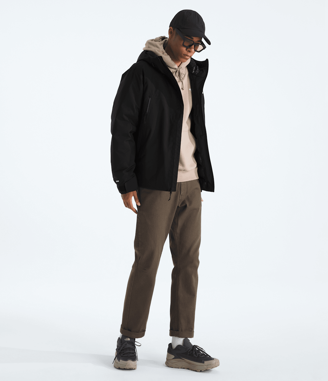 Men’s TNF™ Range Down Hooded Jacket TNF Black/TNF Black