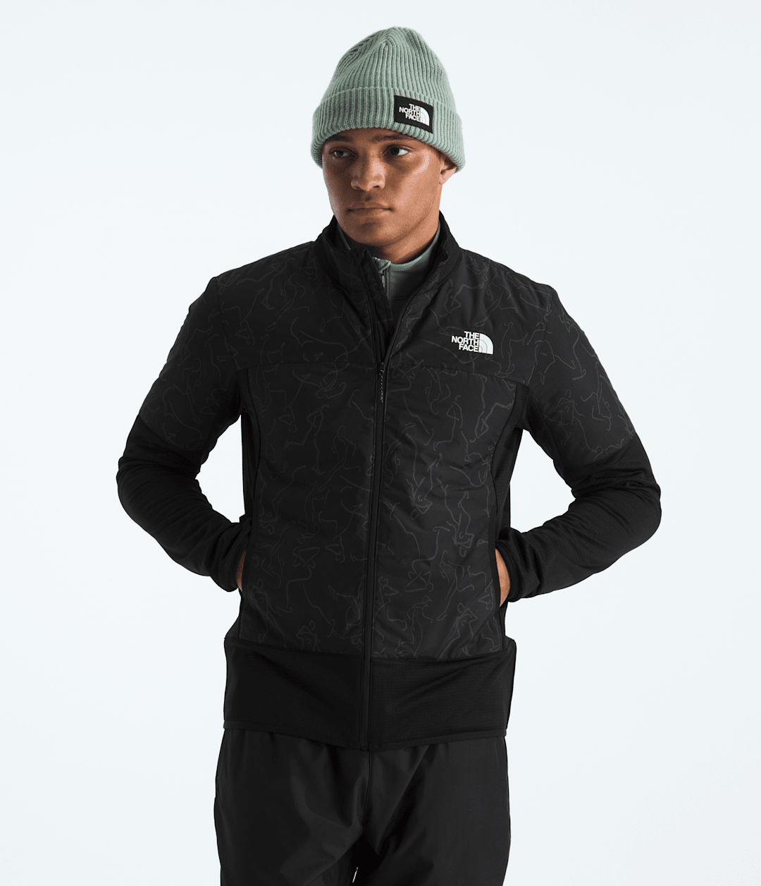 Men’s Winter Warm Pro Jacket—Print TNF Black Essentialism Print