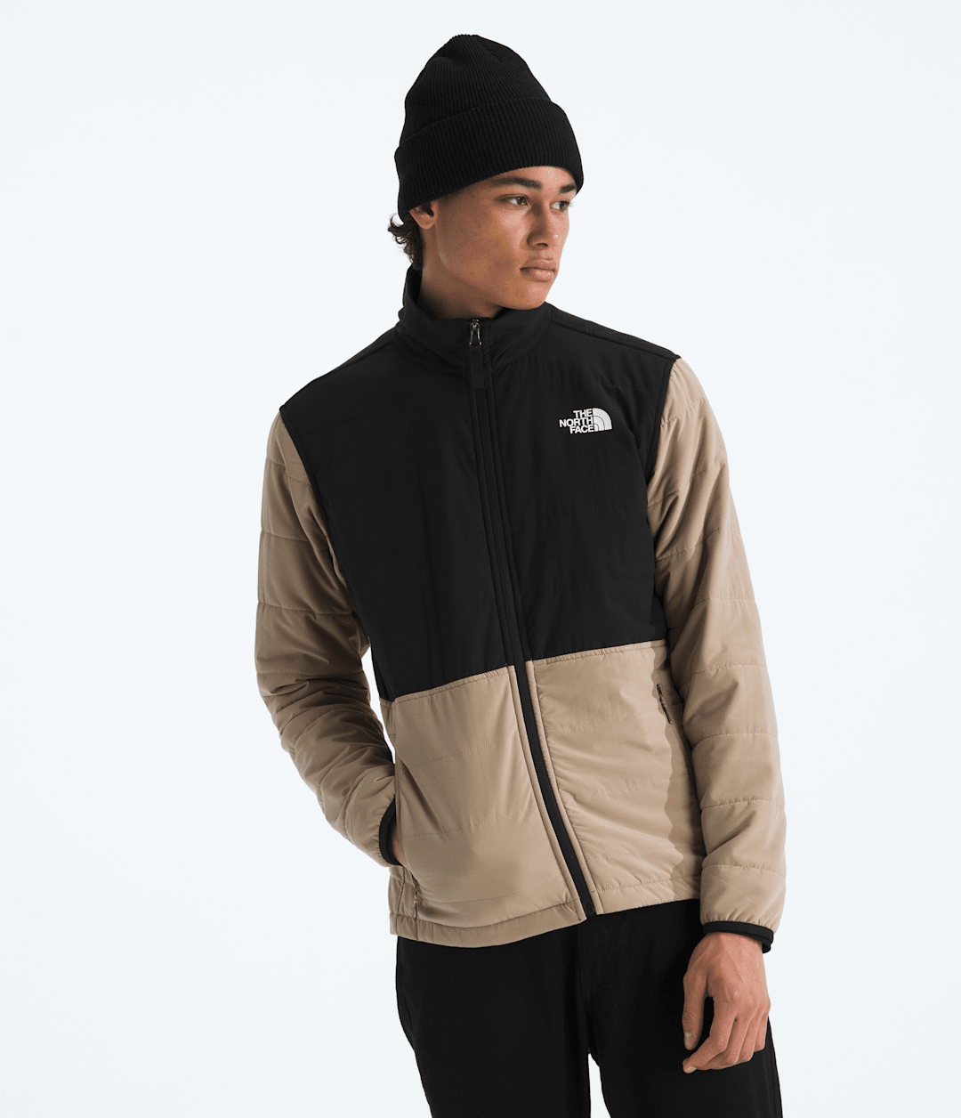 Men’s Mountain Sweatshirt Full-Zip Jacket Mushroom Grey/TNF Black