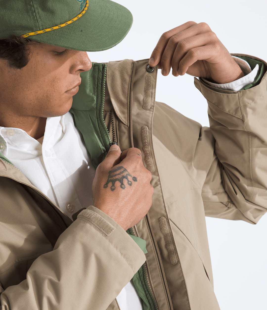 Men’s Lone Peak Triclimate® 2 Jacket Mushroom Grey/Bark Mist