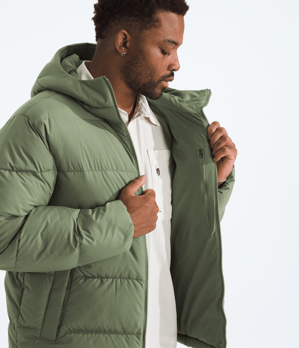 Men’s Frost Fall Hooded Jacket Bark Mist