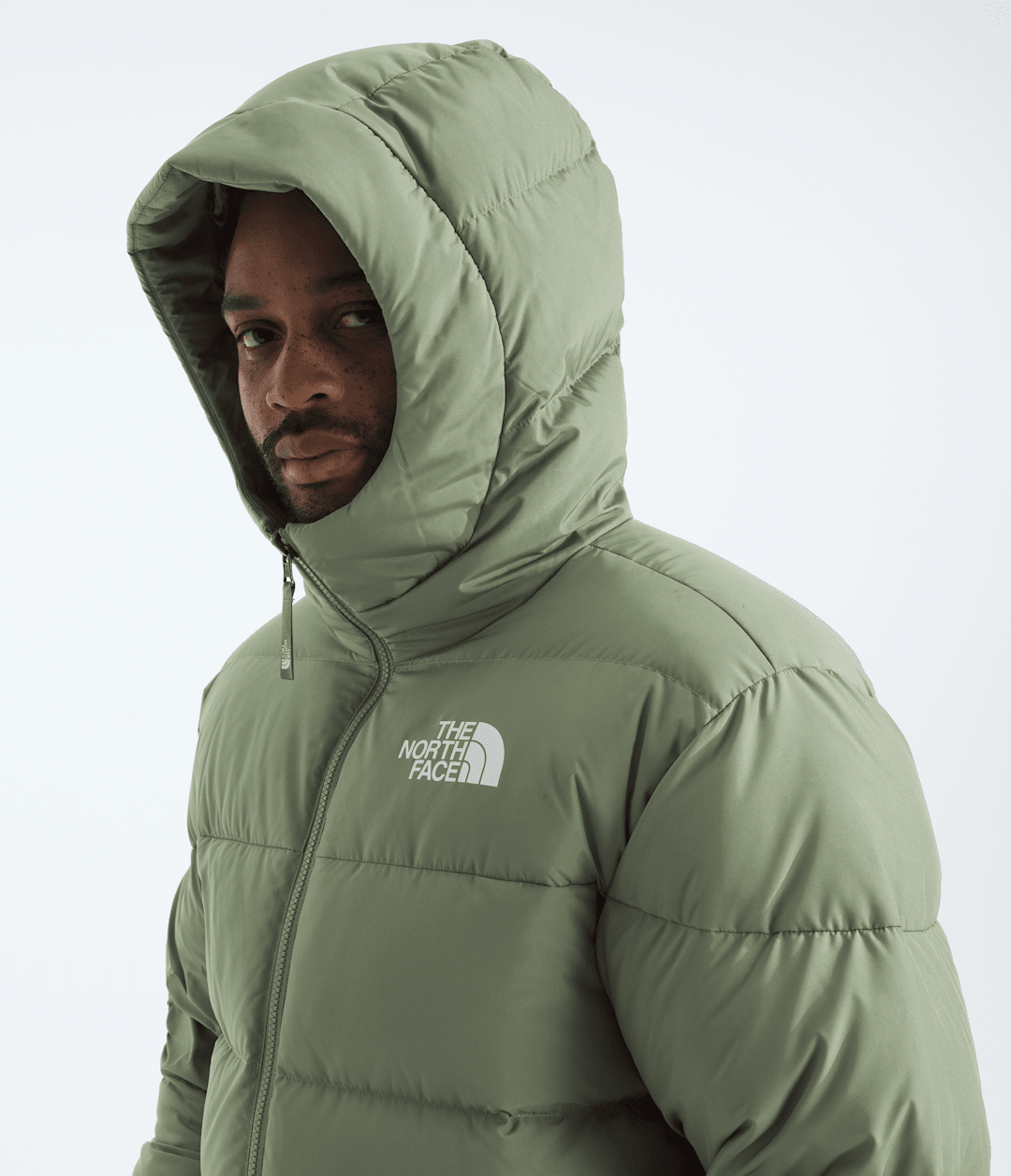 Men’s Frost Fall Hooded Jacket Bark Mist