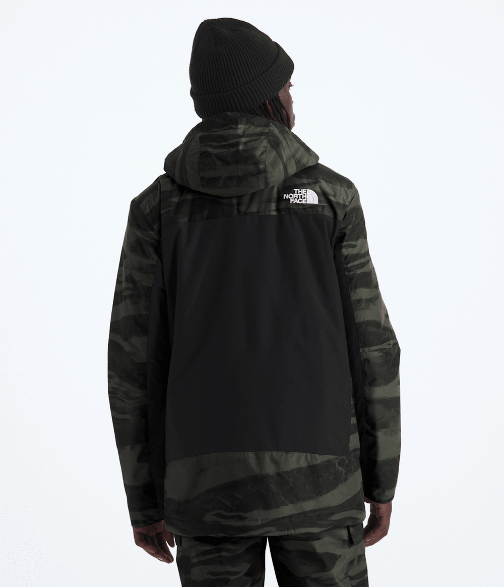 Men’s Freedom Insulated Jacket—Print New Taupe Green Edge Of Light Print/TNF Black
