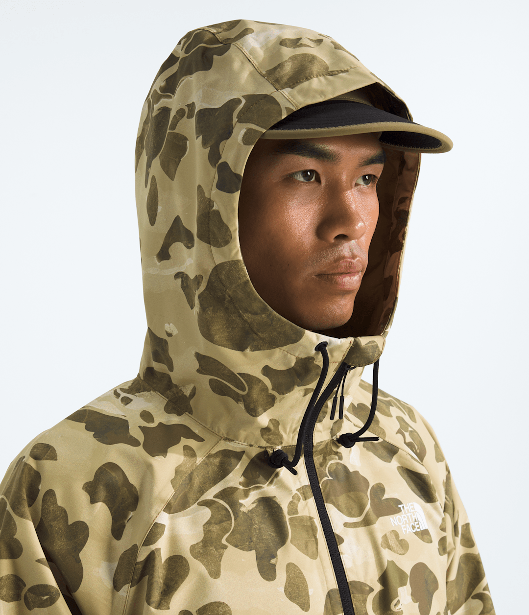 Men’s Antora Rain Hoodie—Print Cedar Heritage Print