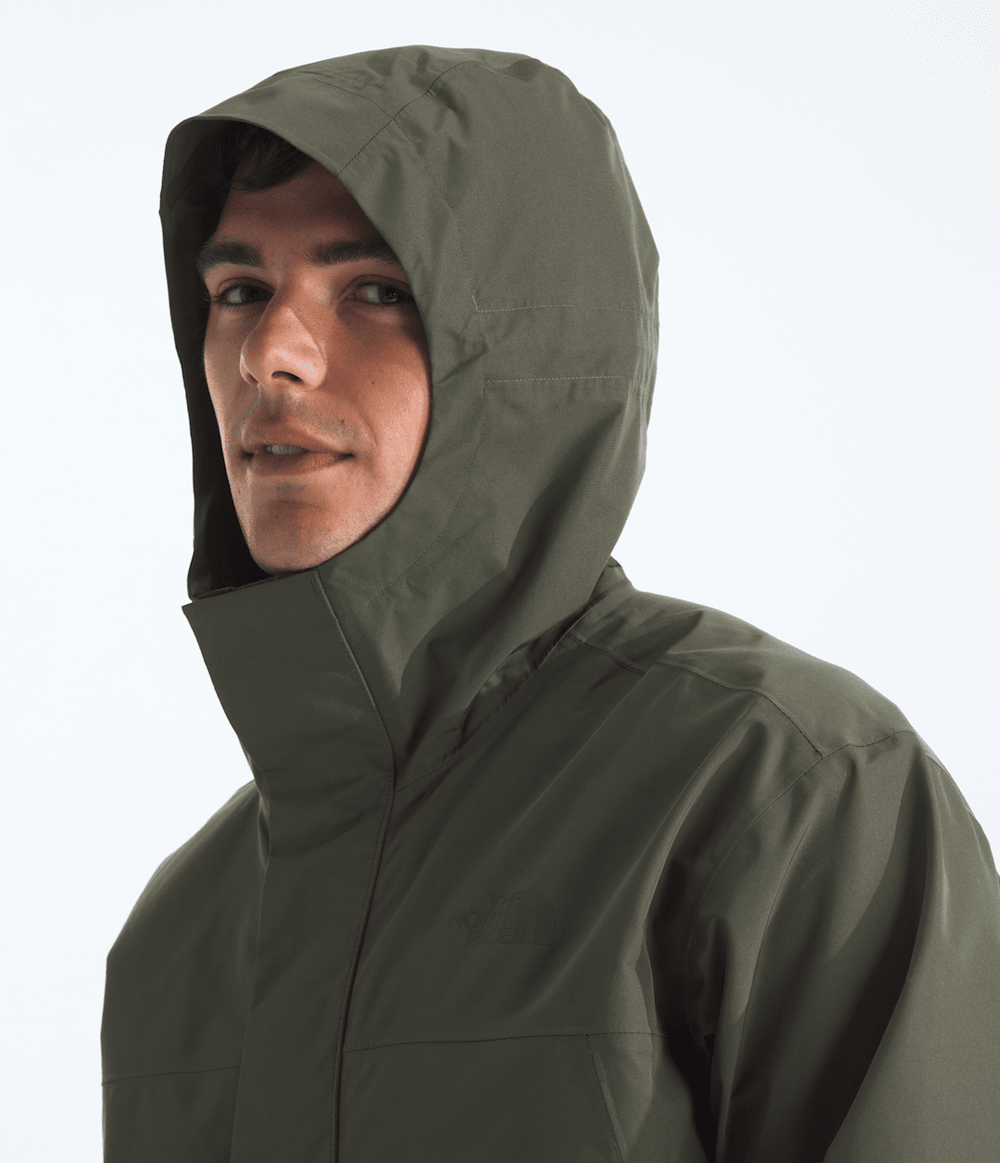 Men's Nukabira Rain Shell Parka New Taupe Green