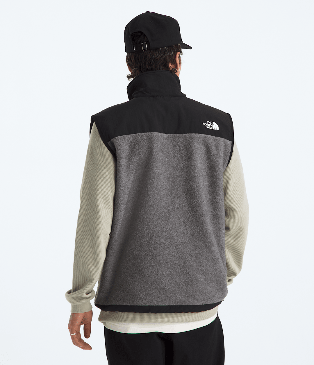 Men’s Retro Denali Vest TNF Mid Grey Heather/TNF Black