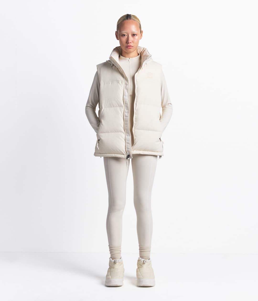 The North Face X SKIMS 1996 Nuptse Vest Sk Bone