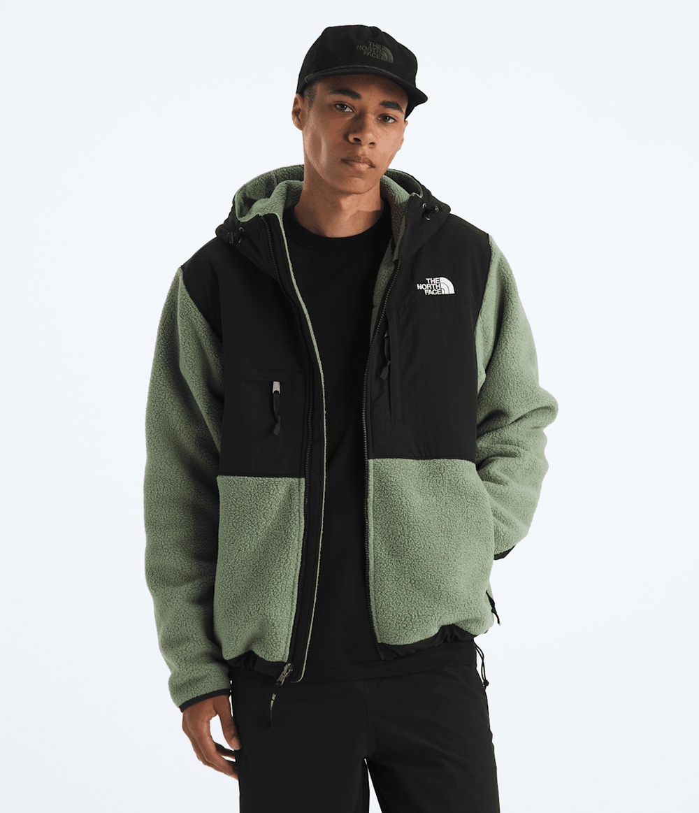 Men’s Retro Denali Hoodie Bark Mist/TNF Black