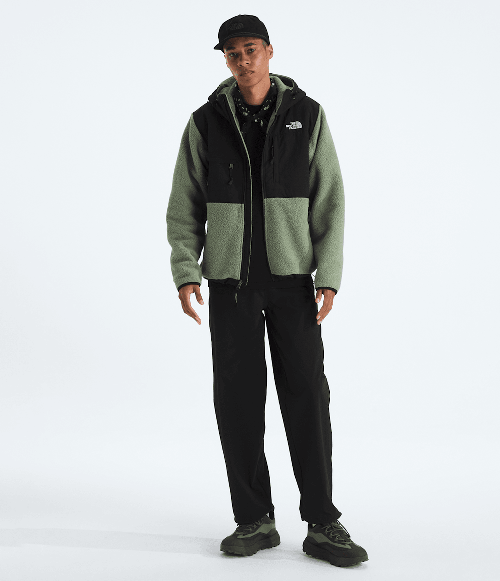 Men’s Retro Denali Hoodie Bark Mist/TNF Black