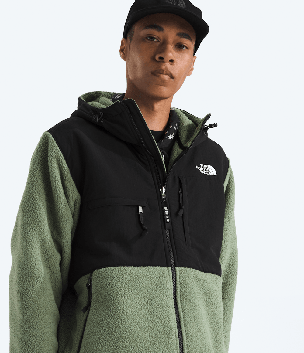 Men’s Retro Denali Hoodie Bark Mist/TNF Black