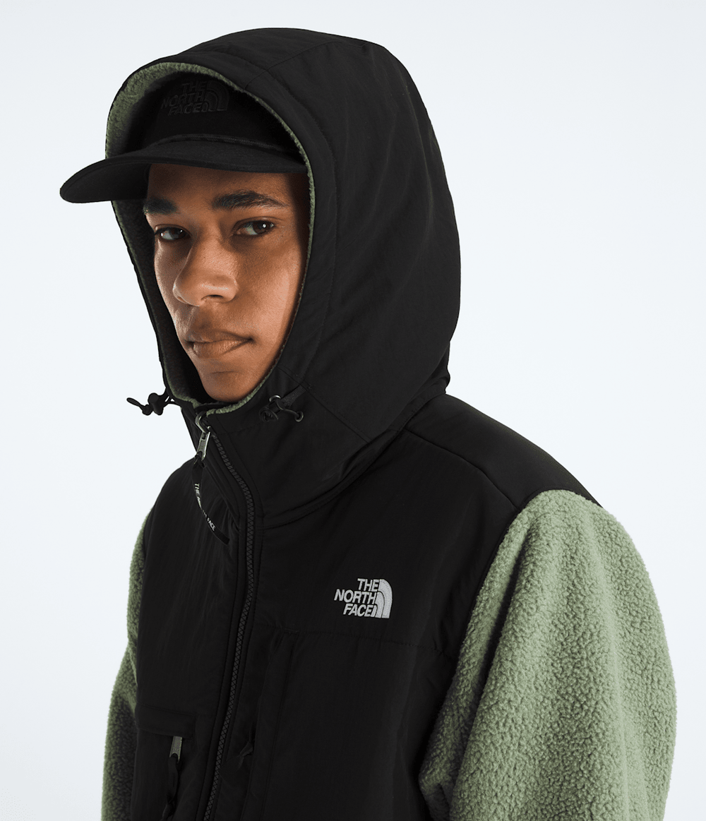 Men’s Retro Denali Hoodie Bark Mist/TNF Black