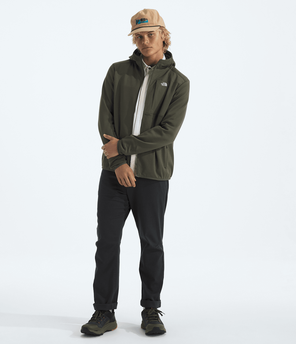 Men’s TNF™ Performance Fleece Full-Zip Hoodie New Taupe Green