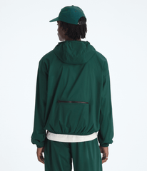 Men’s TNF™ Red Box Packable Hooded Wind Jacket Hunter Green