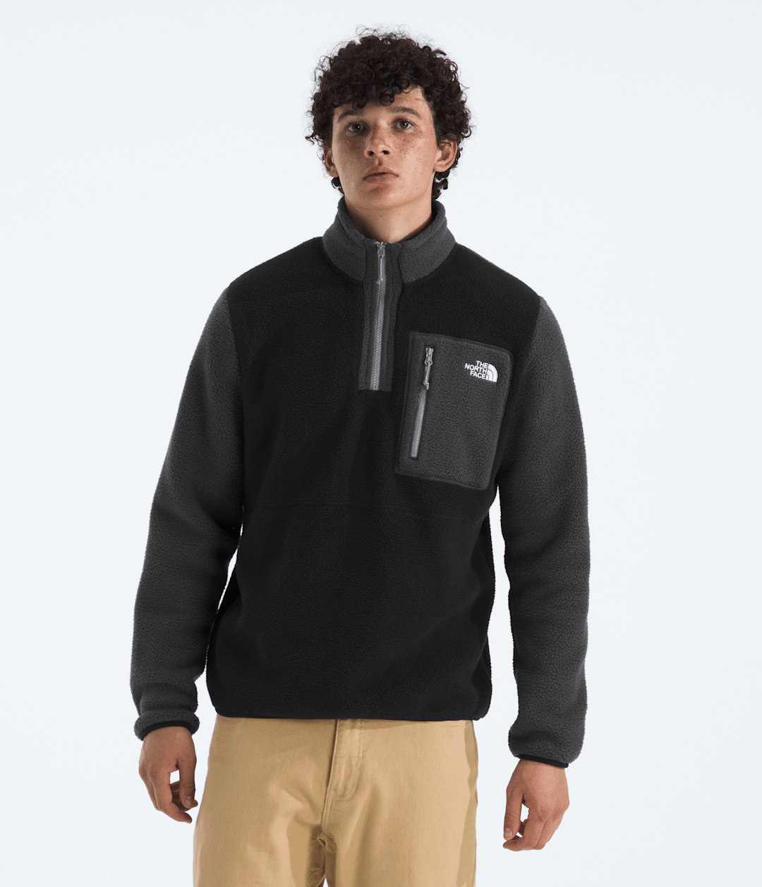 Men’s Yumiori ¼-Zip Jacket TNF Black/Asphalt Grey/Monument Grey