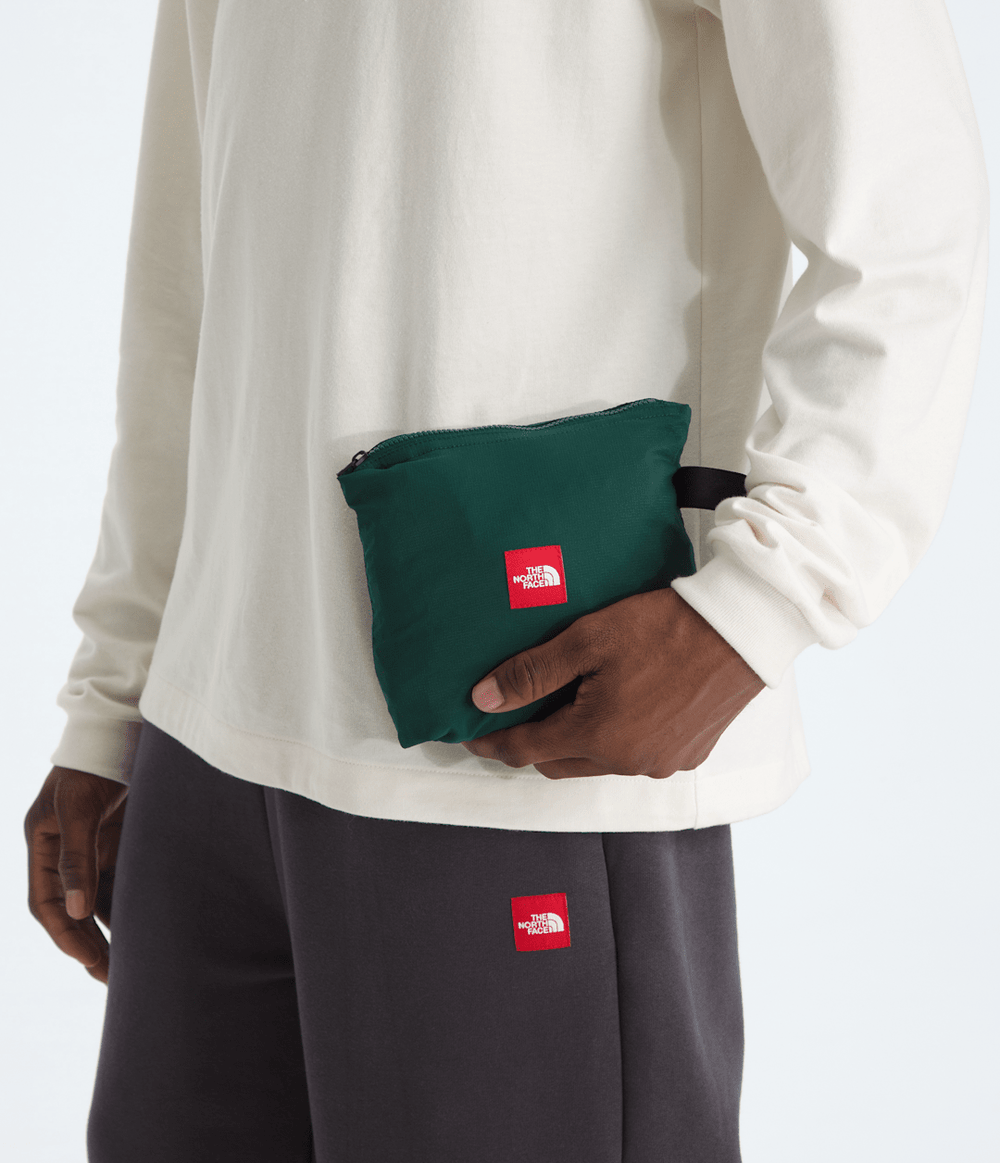 Men’s TNF™ Red Box Packable Wind Pants Hunter Green