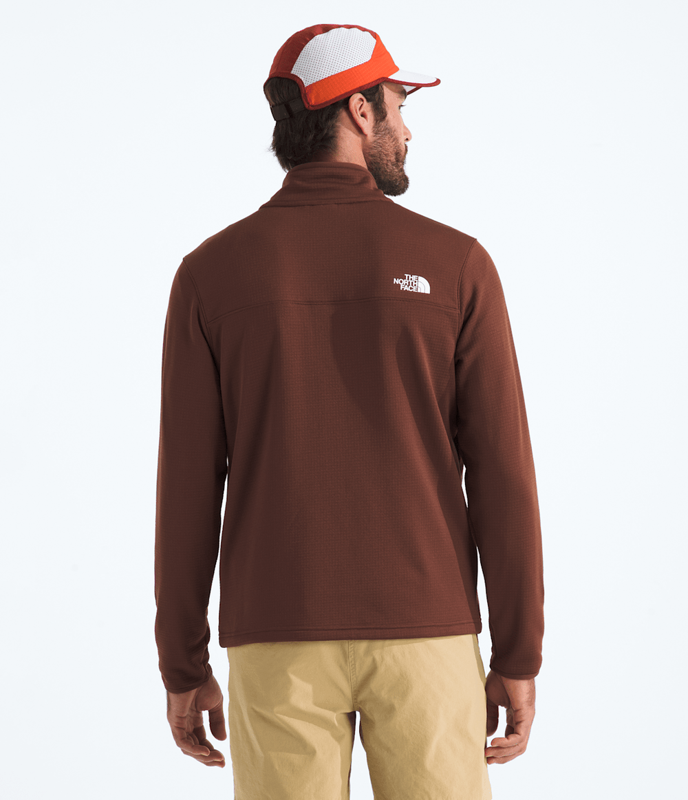 Men’s Cedar Trail Grid Fleece Full-Zip Jacket Ember Soil