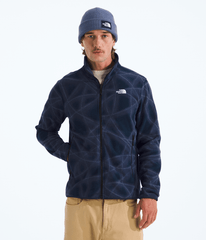 Men’s Glacier Fleece Jacket—Print Summit Navy Sun Halos Print