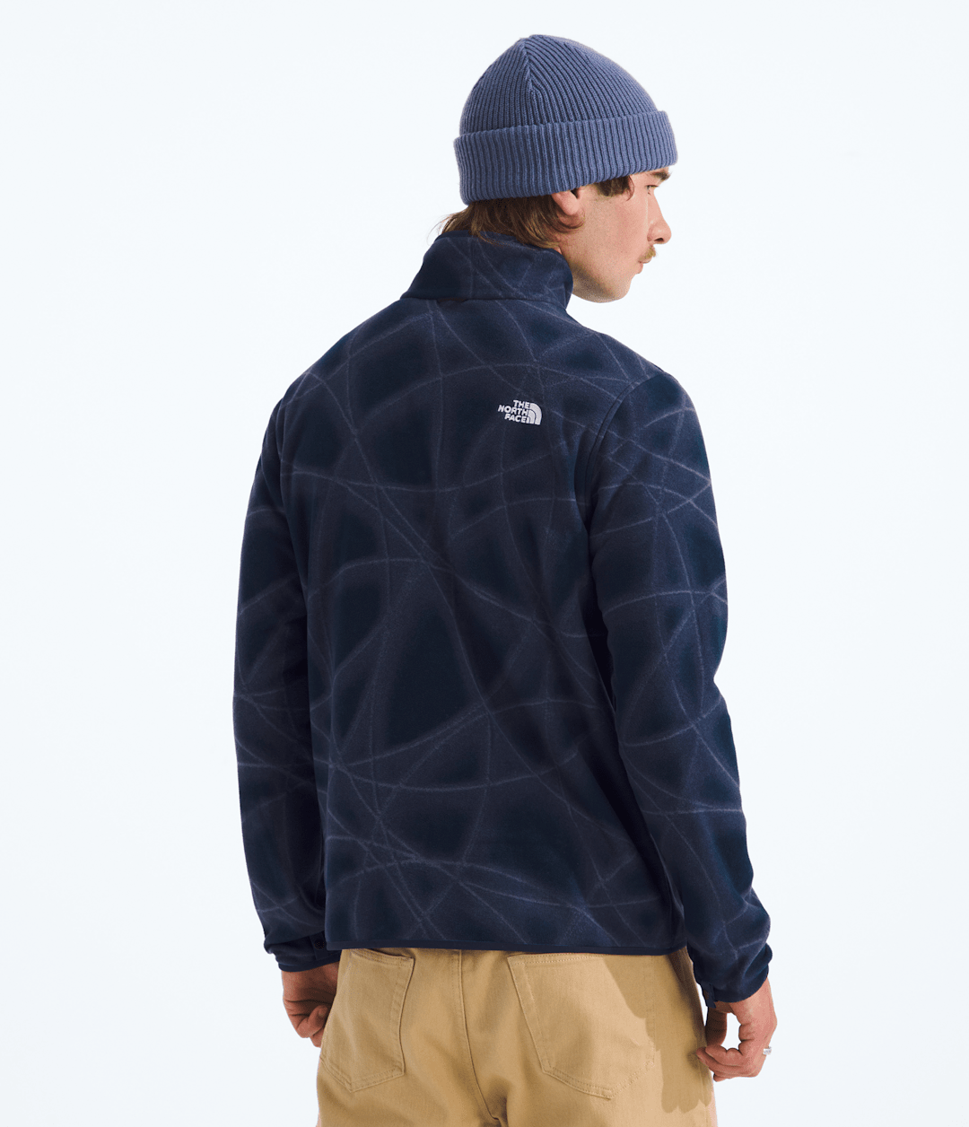 Men’s Glacier Fleece Jacket—Print Summit Navy Sun Halos Print