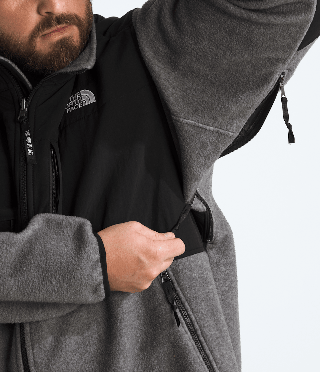 Men’s Big Retro Denali Jacket TNF Mid Grey Heather/TNF Black