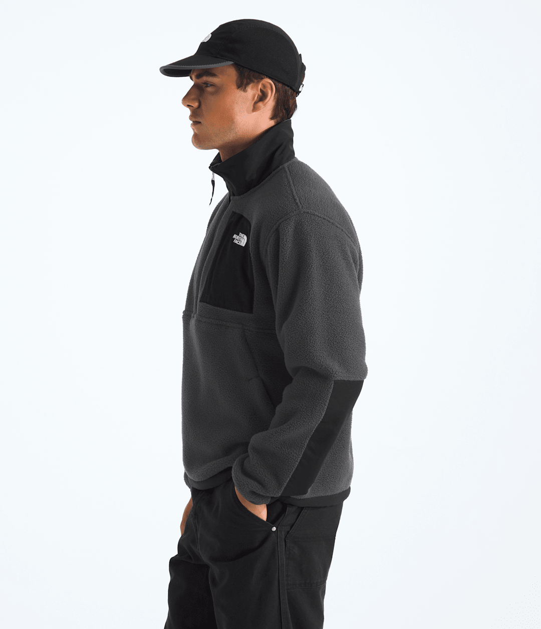 Men’s Yumiori Off Peak ½-Zip Jacket Asphalt Grey/TNF Black