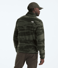 Men’s Glacier Fleece ¼-Zip—Print New Taupe Green Edge Of Light Print