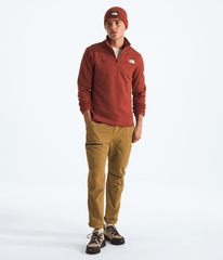 Men’s Cedar Trail Grid Fleece ¼-Zip Iron Clay