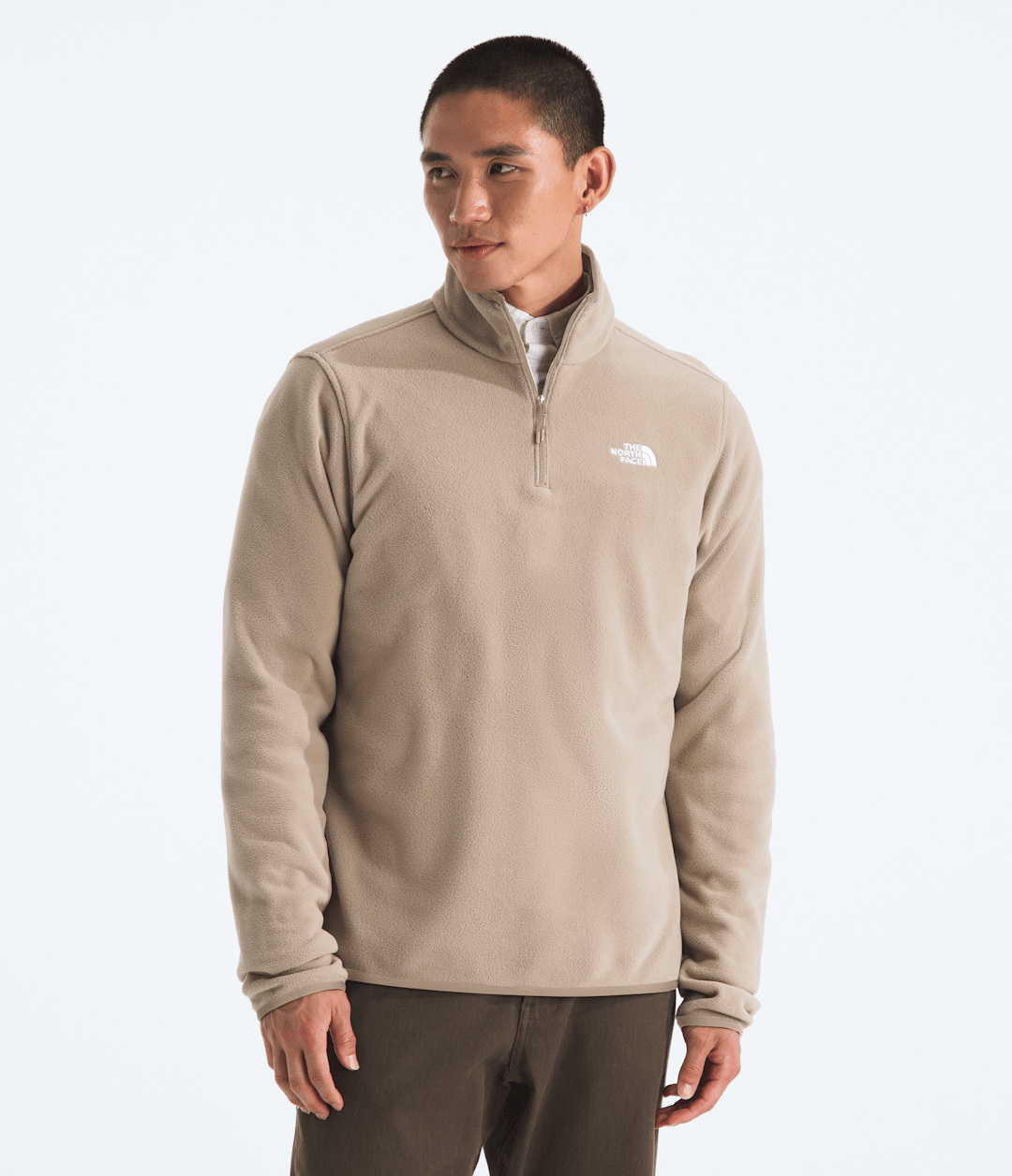 Men’s Glacier Fleece ¼-Zip Jacket Mushroom Grey