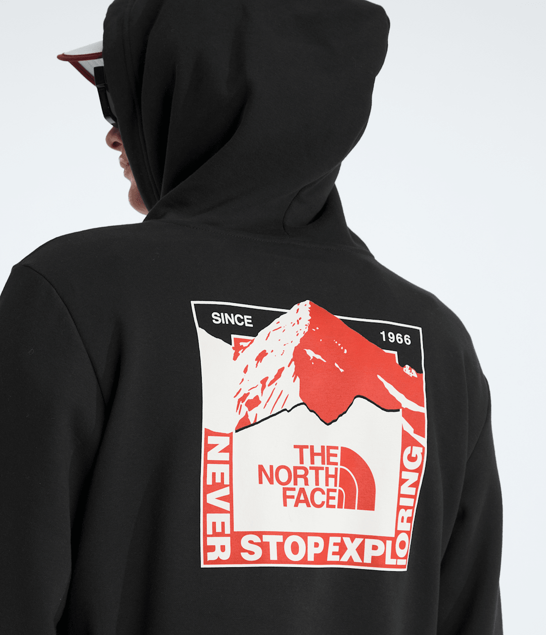 Men’s Mountain Scape Regular Hoodie TNF Black