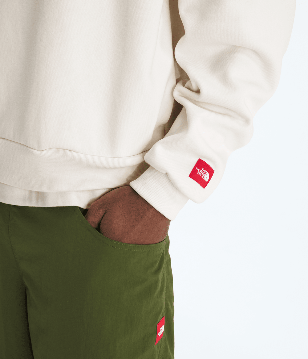 Men’s TNF™ Red Box Hoodie White Dune