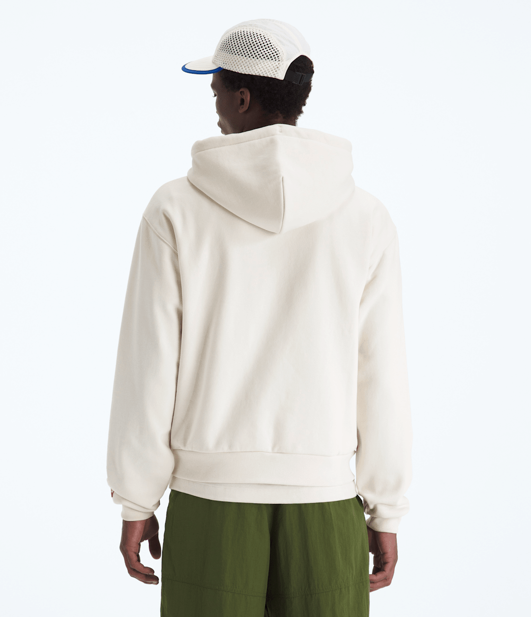 Men’s TNF™ Red Box Hoodie White Dune
