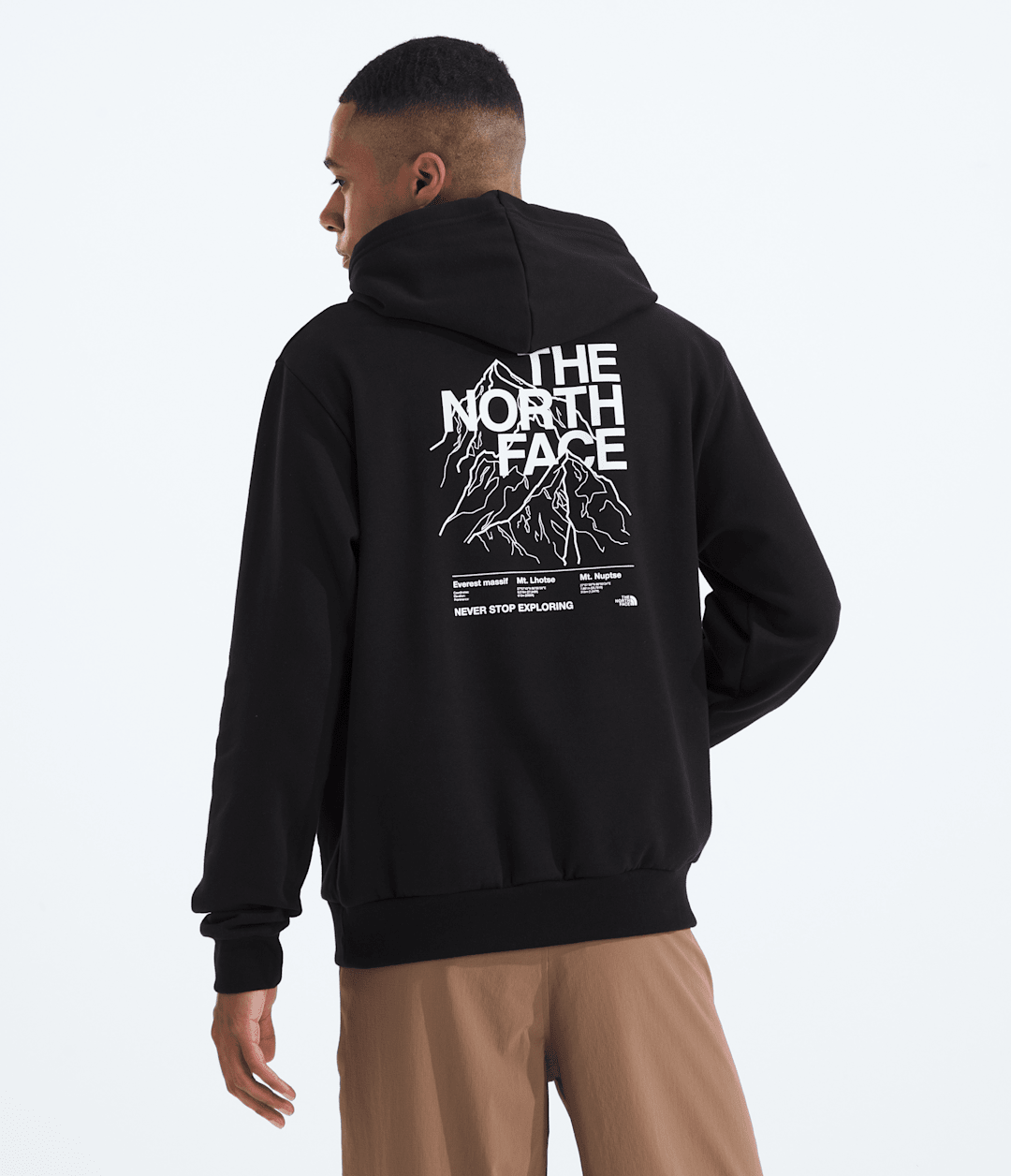 Men’s Evolution Half Dome Hoodie—Graphic TNF Black